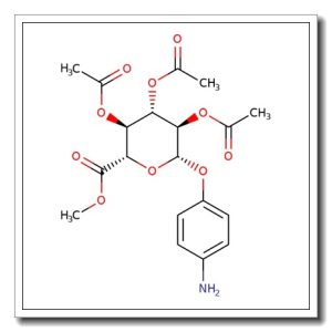 4-Aminophenyl 2,3,4-tri-O-acetyl-b-D-glucuronide methyl ester