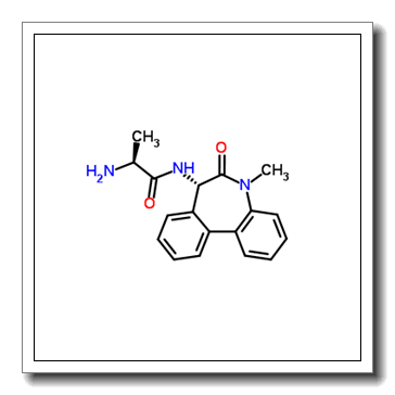 N-[(7S)-5-Methyl-6-oxo-6,7-dihydro-5H-dibenzo[b,d]azepin-7-yl]-L-alaninamide CAS 253324-50-4