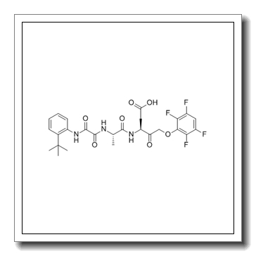 (3S)-3-[[(2S)-2-[[2-(2-tert-butylanilino)-2-oxoacetyl]amino]propanoyl]amino]-4-oxo-5-(2,3,5,6-tetrafluorophenoxy)pentanoic acid CAS 254750-02-2