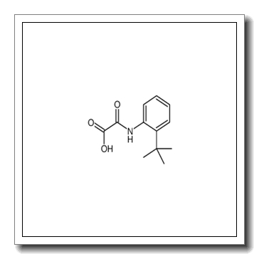 {[2-(2-Methyl-2-propanyl)phenyl]amino}(oxo)acetic acid CAS 254751-08-1