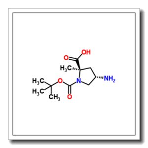 (2R,4S)-1-叔丁基 2-甲基 4-氨基吡咯烷-1,2-二甲酸酯
