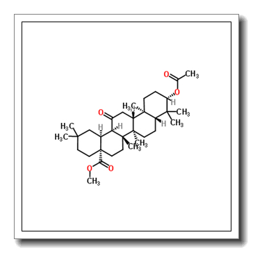 Methyl (3β,5ξ,9ξ,18α)-3-acetoxy-12-oxooleanan-28-oate