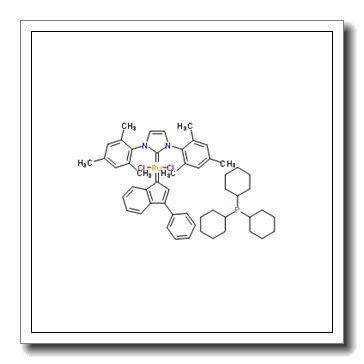 [1,3-bis(2,4,6-trimethylphenyl)imidazol-2-ylidene]-dichloro-(3-phenylinden-1-ylidene)ruthenium,tricyclohexylphosphane CAS 254972-49-1