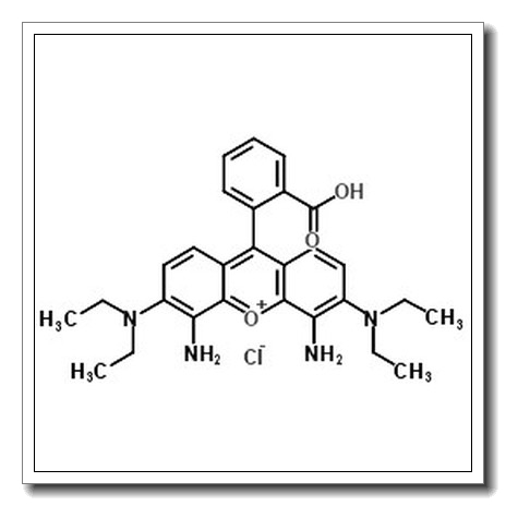 4,5-Diamino-9-(2-carboxyphenyl)-3,6-bis(diethylamino)xanthenium chloride