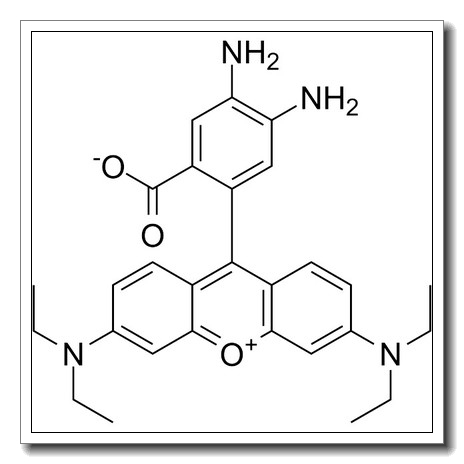 5,6-diamino-3′,6′-bis(diethylamino)spiro[2-benzofuran-3,9′-xanthene]-1-one