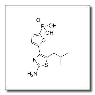 [5-(2-amino-5-isobutyl-1,3-thiazol-4-yl)-2-furyl]phosphonic acid CAS 261365-11-1