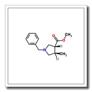 (3R,4r)-乙基 1-苄基-4-甲基吡咯烷-3-羧酸