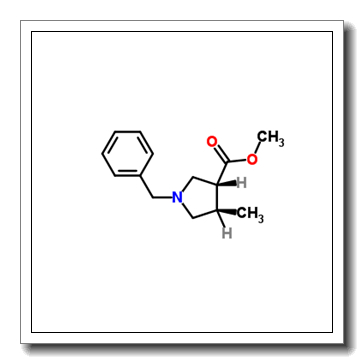 (3R,4r)-乙基 1-苄基-4-甲基吡咯烷-3-羧酸