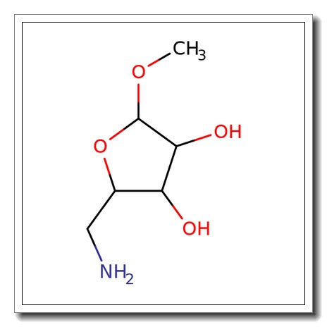 Methyl 5-amino-5-deoxy-a-D-ribofuranoside