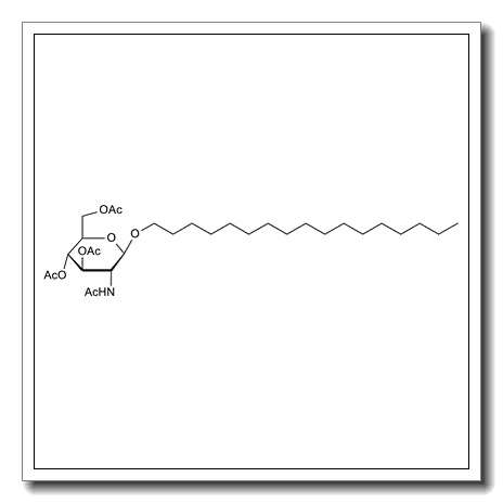 Heptadecyl 2-acetamido-3,4,6-tri-O-acetyl-2-deoxy-b-D-glucopyranoside CAS 262856-89-3