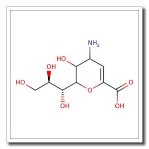 4-Amino-2,6-anhydro-3,4-dideoxy-D-glycero-D-galacto-non-2-enoic acid