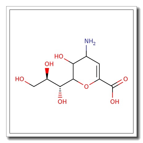 4-Amino-2,6-anhydro-3,4-dideoxy-D-glycero-D-galacto-non-2-enoic acid CAS 263155-12-0