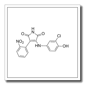 3-(3-chloro-4-hydroxyanilino)-4-(2-nitrophenyl)pyrrole-2,5-dione CAS 264218-23-7