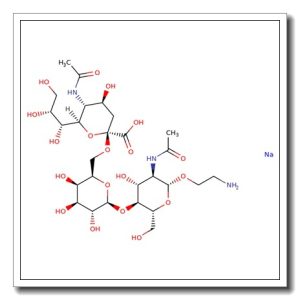 Neu5Acα(2-6)Galβ(1-4)GlcNAc-β-ethylamine