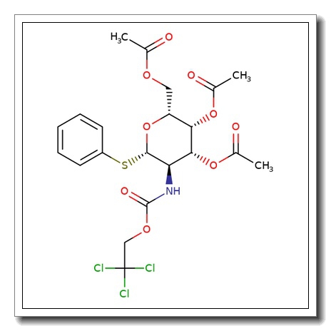 Phenyl 3,4,6-tri-O-acetyl-2-deoxy-1-thio-2-(2,2,2-trichloroethoxyformamido)-b-D-galactopyranoside CAS 278784-83-1