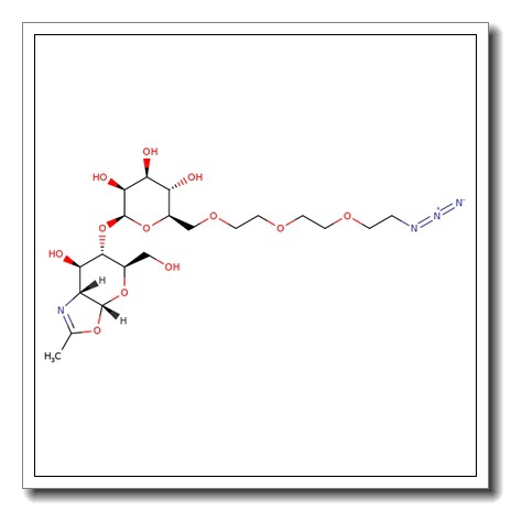 4-O-{[6-(2-Azidoethoxy)ethoxy]ethyl}-β-D-mannopyranosyl-2-deoxy-α-D-glucopyranose-2,1-oxazoline CAS 2855124-74-0