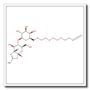 4-O-{[(6-Azidoethoxy)ethoxy]ethyl}-β-D-galactopyranosyl-2-deoxy-α-D-glucopyranose-2,1-oxazoline