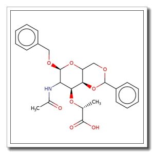 Benzyl 2-acetamido-4,6-O-benzylidene-2-deoxy-α-D-muramic acid