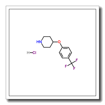 4-[4-(trifluoromethyl)phenoxy]piperidine hydrochloride CAS 287952-09-4