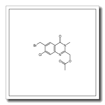 [6-(Bromomethyl)-7-chloro-3-methyl-4-oxo-3,4-dihydro-2-quinazolin yl]methyl acetate CAS 289686-86-8