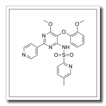 N-[6-methoxy-5-(2-methoxyphenoxy)-2-pyridin-4-ylpyrimidin-4-yl]-5-methylpyridine-2-sulfonamide CAS 290815-26-8