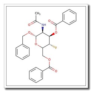 Benzyl 2-acetamido-3,6-di-O-benzoyl-2,4-dideoxy-4-fluoro-a-D-glucopyranoside