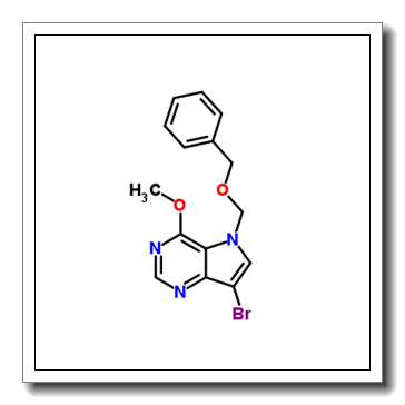 5-[(Benzyloxy)methyl]-7-bromo-4-methoxy-5H-pyrrolo[3,2-d]pyrimidi ne CAS 299916-62-4