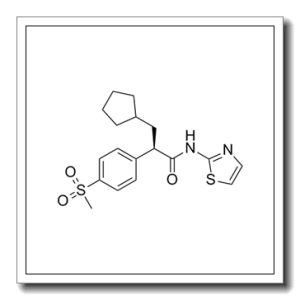 (2R)-3-环戊基-2-[4-(甲基磺酰基)苯基]-N-(噻唑-2-基)丙酰胺