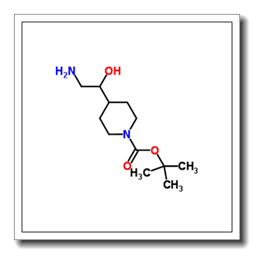 tert-butyl 4-(2-amino-1-hydroxyethyl)piperidine-1-carboxylate CAS 301221-57-8