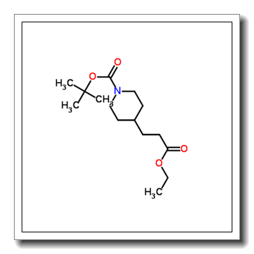 tert-butyl 4-(3-ethoxy-3-oxopropyl)piperidine-1-carboxylate CAS 301232-45-1