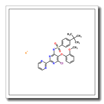 potassium,(4-tert-butylphenyl)sulfonyl-[6-chloro-5-(2-methoxyphenoxy)-2-pyrimidin-2-ylpyrimidin-4-yl]azanide CAS 301646-59-3