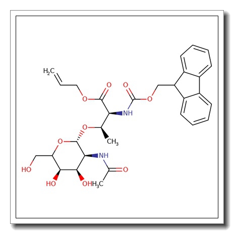 O-[2-Acetamido-2-deoxy-a-D-galactopyranosyl]-N-Fmoc-L-threonine 2-propen-1-yl ester CAS 301843-65-2