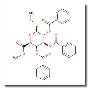 Ethyl 2,3,4-tri-O-benzoyl-b-D-thioglucopyranosiduronic acid methyl ester