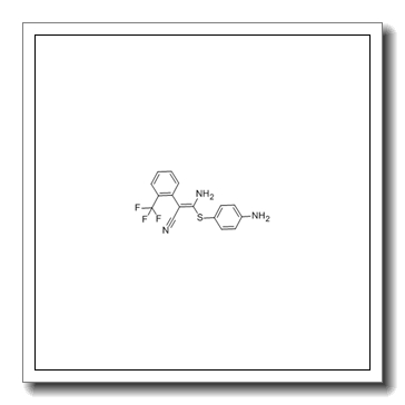 (Z)-3-amino-3-(4-aminophenyl)sulfanyl-2-[2-(trifluoromethyl)phenyl]prop-2-enenitrile CAS 305350-87-2