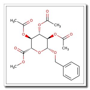 Benzyl b-D-glucopyranosiduronic acid methyl ester triacetate