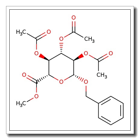 Benzyl b-D-glucopyranosiduronic acid methyl ester triacetate CAS 3080-47-5