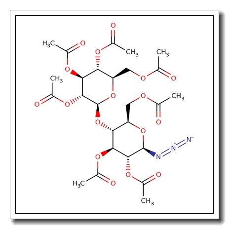 2,3,6,2′,3′,4′,6′-Hepta-O-acetyl-b-lactosyl azide