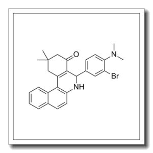 5-[3-溴-4-(二甲胺基)苯基]-2,3,5,6-四氢-2,2-二甲基苯并[A]菲啶-4(1H)-酮