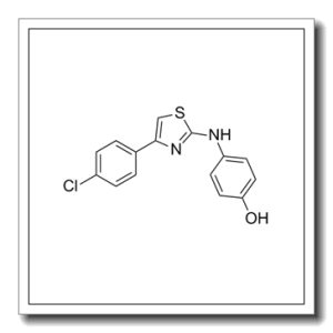 4-[[4-(4-氯苯基)-2-噻唑基]氨基]苯酚