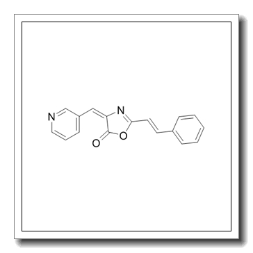 (4E)-2-[(E)-2-phenylethenyl]-4-(pyridin-3-ylmethylidene)-1,3-oxazol-5-one CAS 315694-89-4