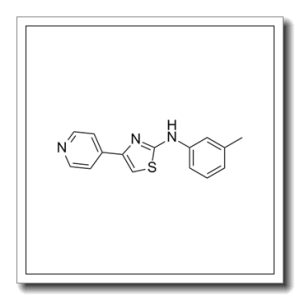 N-(3-甲基苯基)-4-(4-吡啶)-2-噻唑胺