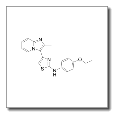 N-(4-ethoxyphenyl)-4-(2-methylimidazo[1,2-a]pyridin-3-yl)-1,3-thiazol-2-amine CAS 315703-52-7