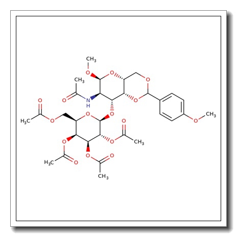 Methyl 2-acetamido-3-O-(2,3,4,6-tetra-O-acetyl-b-D-galactopyranosyl)-2-deoxy-4,6-O-(4-methoxybenzylidene)-a-D-galactopyranoside CAS 316139-74-9