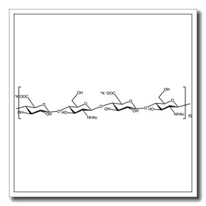Hyaluronic acid potassium, from bacteria