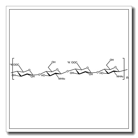 Hyaluronic acid potassium, from bacteria