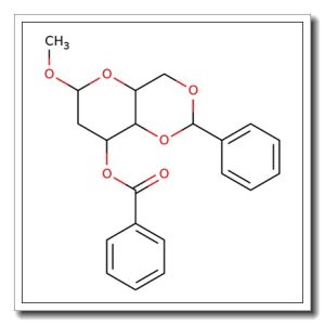 Methyl 2-deoxy-4,6-o-(phenylmethylene)-α-D-ribo-hexopyranoside benzoate