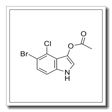 (5-bromo-4-chloro-1H-indol-3-yl) acetate CAS 3252-36-6
