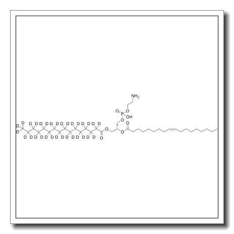 2-Ammonioethyl (2R)-3-[(2H31)hexadecanoyloxy]-2-[(9Z)-9-octadecenoyloxy]propyl phosphate