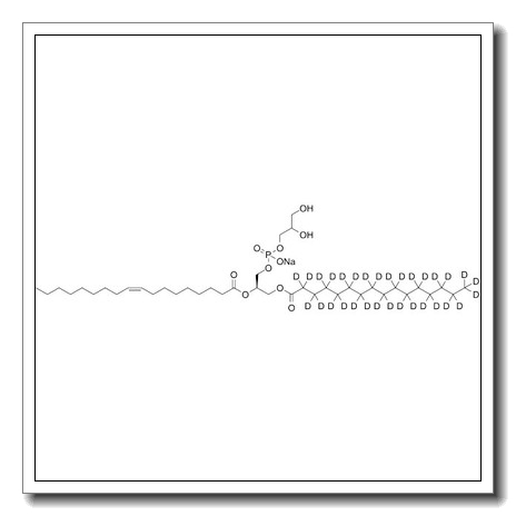Sodium 2,3-dihydroxypropyl (2R)-3-[(2H31)hexadecanoyloxy]-2-[(9Z)-9-octadecenoyloxy]propyl phosphate