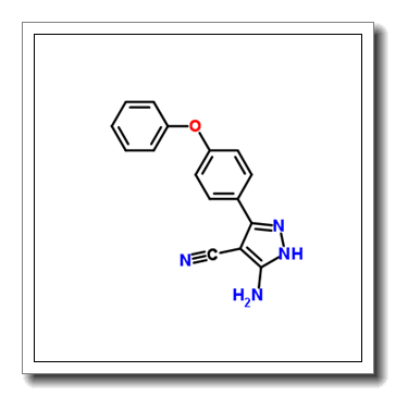 3-Amino-5-(4-phenoxyphenyl)-1H-pyrazole-4-carbonitrile CAS 330792-70-6